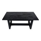Masa dining Senza, 180x90x76 cm - Negru