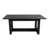 Masa dining Senza, 180x90x76 cm - Negru