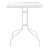 Masa dining Watson, Alb, 70x70x70 cm, imagine suplimentara