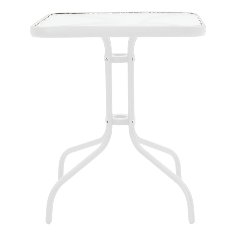 Masa dining Watson, Alb, 70x70x70 cm, imagine suplimentara