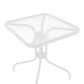 Masa dining Watson, Alb, 70x70x70 cm, detaliu produs