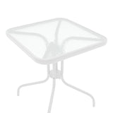 Masa dining Watson, Alb, 70x70x70 cm