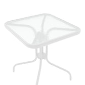 Masa dining Watson, Alb, 70x70x70 cm, detaliu produs