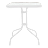 Masa dining Watson-Obbi, Alb, 70x70x70 cm