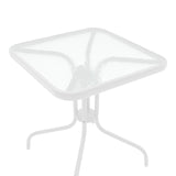 Masa dining Watson-Obbi, Alb, 70x70x70 cm
