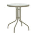 mobilier de gradina Masa dining Watson, Sampanie, 60x60x70 cm