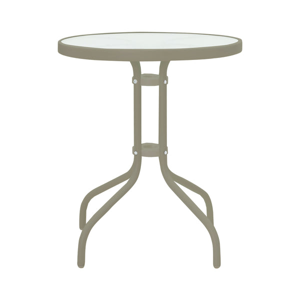 Masa dining Watson, Sampanie, Auriu, 60x60x70 cm