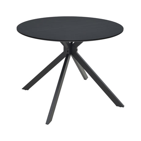 Masa Xuson Natural mdf, negru, D80x75 cm