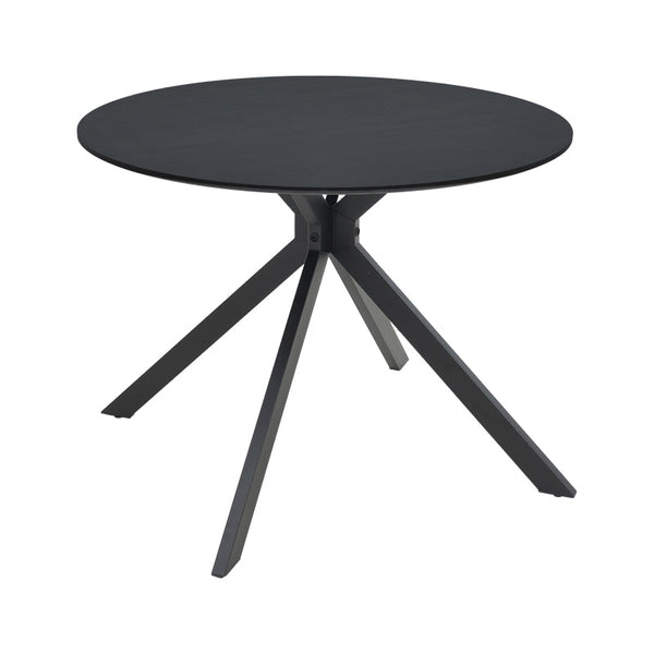 Masa Xuson Natural mdf, negru, D80x75 cm