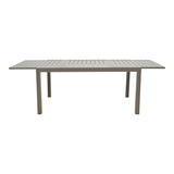Masa extensibila cu functie versatila Lafla, Aluminiu, Champagne, 160-240x90x75 cm