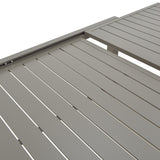 Masa extensibila cu functie versatila Lafla, Aluminiu, Champagne, 160-240x90x75 cm