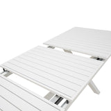 Masa extensibila Dagyn din aluminiu, Diverse culori, 180-240x90x76 cm - Alb