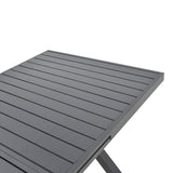 Masa extensibila Dagyn din aluminiu, Diverse culori, 180-240x90x76 cm - Gri Inchis