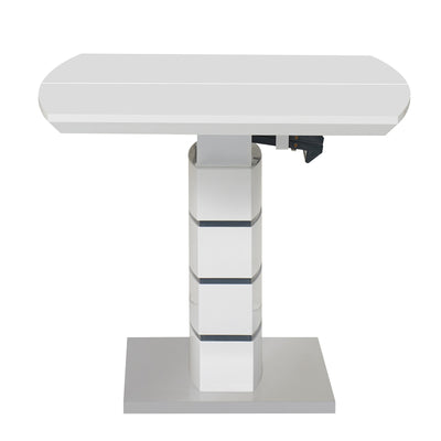 Masa extensibila Darsile, MDF, gri antracit, 140x90x76 cm, foto produs 6