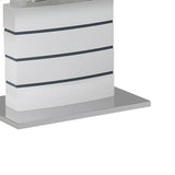 Masa extensibila Darsile, MDF, gri antracit, 140x90x76 cm