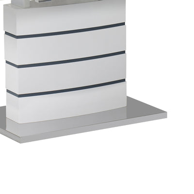 Masa extensibila Darsile, MDF, gri antracit, 140x90x76 cm, foto produs 8