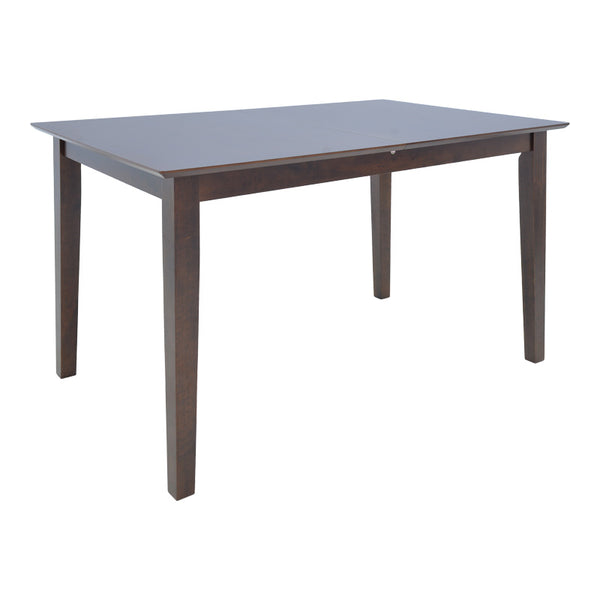 Masa extensibila din lemn Mabor, Alb - Nuc, 120-150x80x73 cm