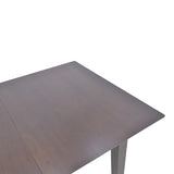 Masa extensibila din lemn Mabor, nuc, 120-150x80x73 cm - Nuc