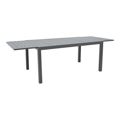mobilier de gradina Masa extensibila Lafla aluminiu Gri inchis 160-240x100x75 cm