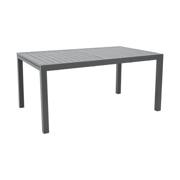 Masa extensibila Lafla aluminiu, Gri inchis, 160-240x100x75 cm