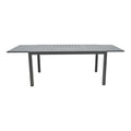 Masa extensibila Lafla aluminiu, Gri inchis, 160-240x100x75 cm, detaliu produs