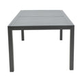 Masa extensibila Lafla aluminiu, Gri inchis, 160-240x100x75 cm, foto produs 6