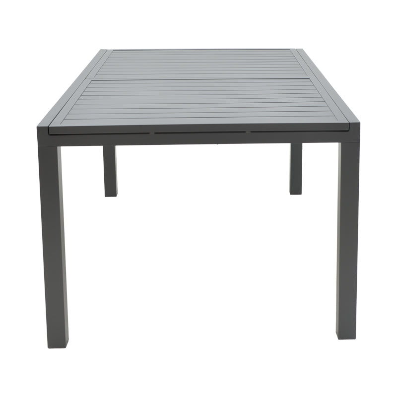 Masa extensibila Lafla aluminiu, Gri inchis, 160-240x100x75 cm, foto produs 6