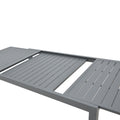 Masa extensibila Lafla aluminiu, Gri inchis, 160-240x100x75 cm, foto produs 7