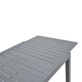 Masa extensibila Lafla aluminiu, Gri inchis, 160-240x100x75 cm, foto produs 8