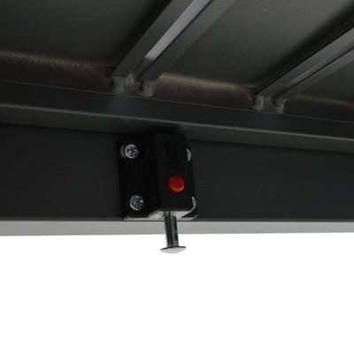Masa extensibila Lafla aluminiu, Gri inchis, 160-240x100x75 cm, foto produs 9