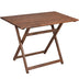 mobilier de gradina Masa exterior Retto fag nuc 80x60x72 cm