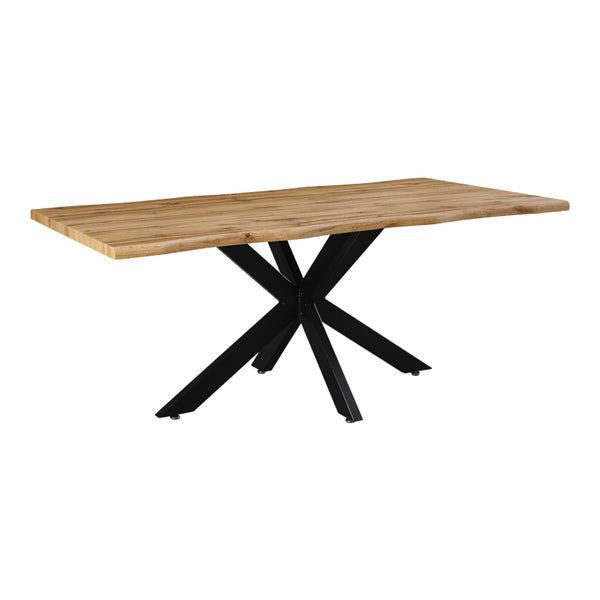 Masa Gilman, MDF, Sonoma-negru, 180x90x75 cm