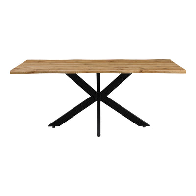 Masa Gilman, MDF, Sonoma-negru, 180x90x75 cm, imagine suplimentara