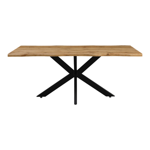 Masa Gilman, MDF, Sonoma-negru, 180x90x75 cm