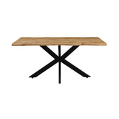 Masa Gilman MDFSonoma, neagra, 150x90x75 cm, imagine suplimentara