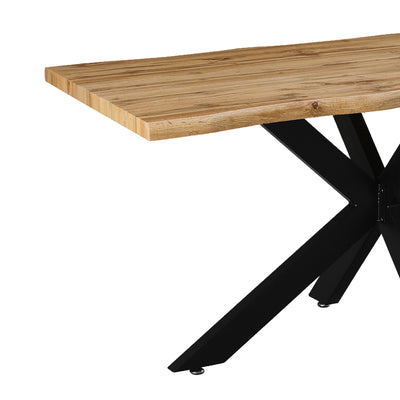 Masa Gilman MDFSonoma, neagra, 150x90x75 cm, perspectiva suplimentara