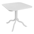 mobilier de gradina Masa Icon, Alb, 80x80x74 cm