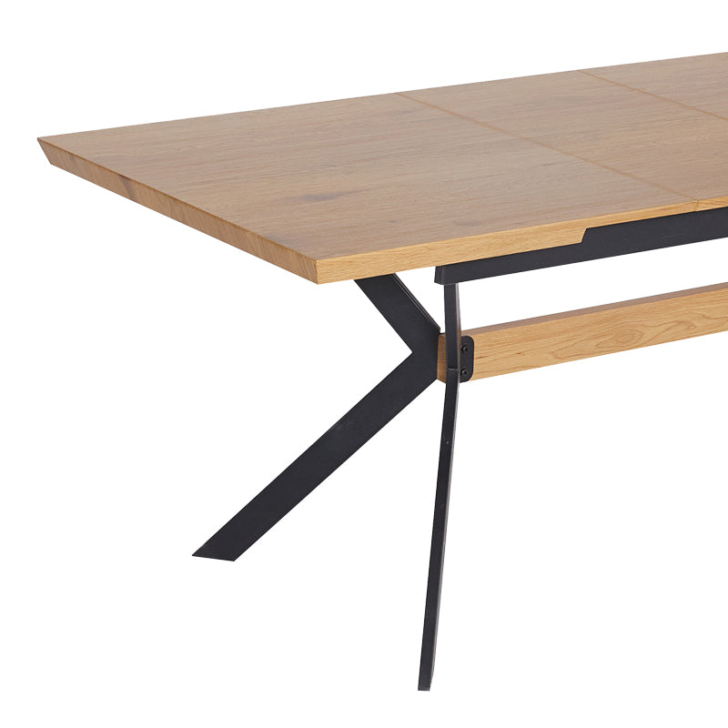 Masa Jessamy extensibila, 43mm, Natural, 160/200x90x76 cm