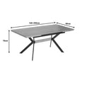 Masa Jessamy extensibila, 43mm, Natural, 160/200x90x76 cm, perspectiva suplimentara