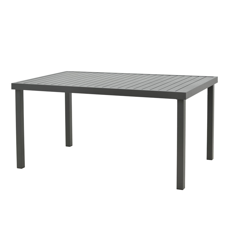 Masa Kliton din aluminiu, Gri inchis, 150x80x74 cm - Gri Inchis