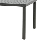 Masa Kliton din aluminiu, Gri inchis, 150x80x74 cm - Gri Inchis