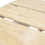 Masa Lars Extensibila, Alb - Natural, 100-138x100x75 cm
