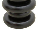 Masă laterală din lemn masiv de mango Circena, Stil Natural, Lemn de Mango, 40x45 cm - BLACK