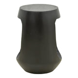 Masă laterală cu design practic Lenora, Stil Modern, Lemn de Mango Solid, Natural, 33x45 cm - BLACK