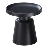 Masa laterala Ginoze, metal, Negru, 50x49 cm, detaliu produs