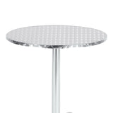 Masa Lazo crom aluminiu, D70x70 cm