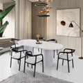 masa dining Masă Lux MDF Oslo, Alb, 200x77x100 cm
