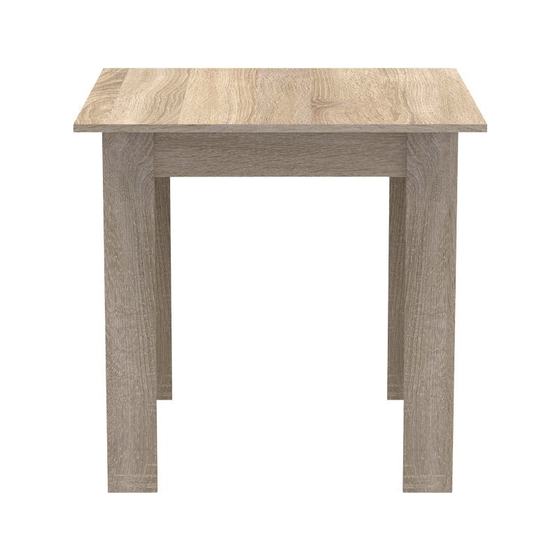 Masa Manka I, Sonoma deschis, 80x80x77 cm - Stejar