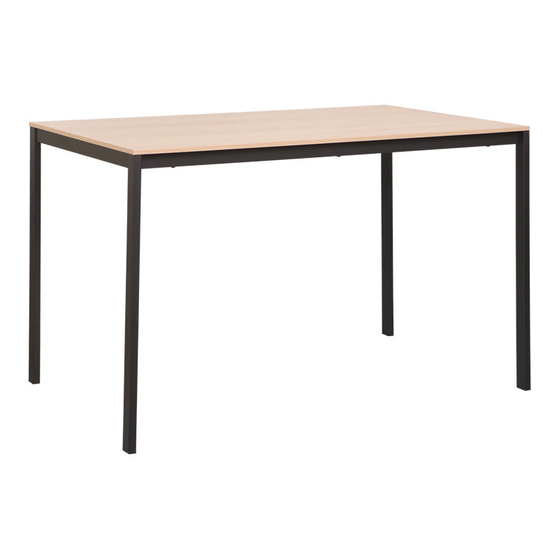 Masa metalica cu finisaj Natural-negru Faragio, metal, 120x75x75 cm