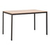 Masa metalica cu finisaj Natural-negru Faragio, metal, 120x75x75 cm